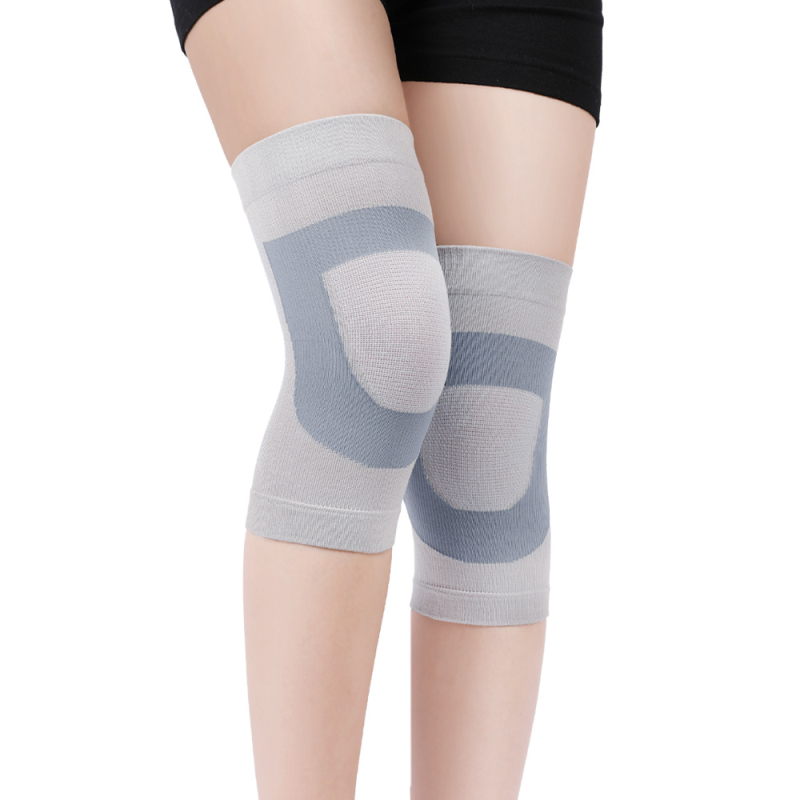 Rugalmas térdvédő Mulberry selyem keverékből, bambusz rostokkal és spandexszel, felnőtteknek, lélegző jóga