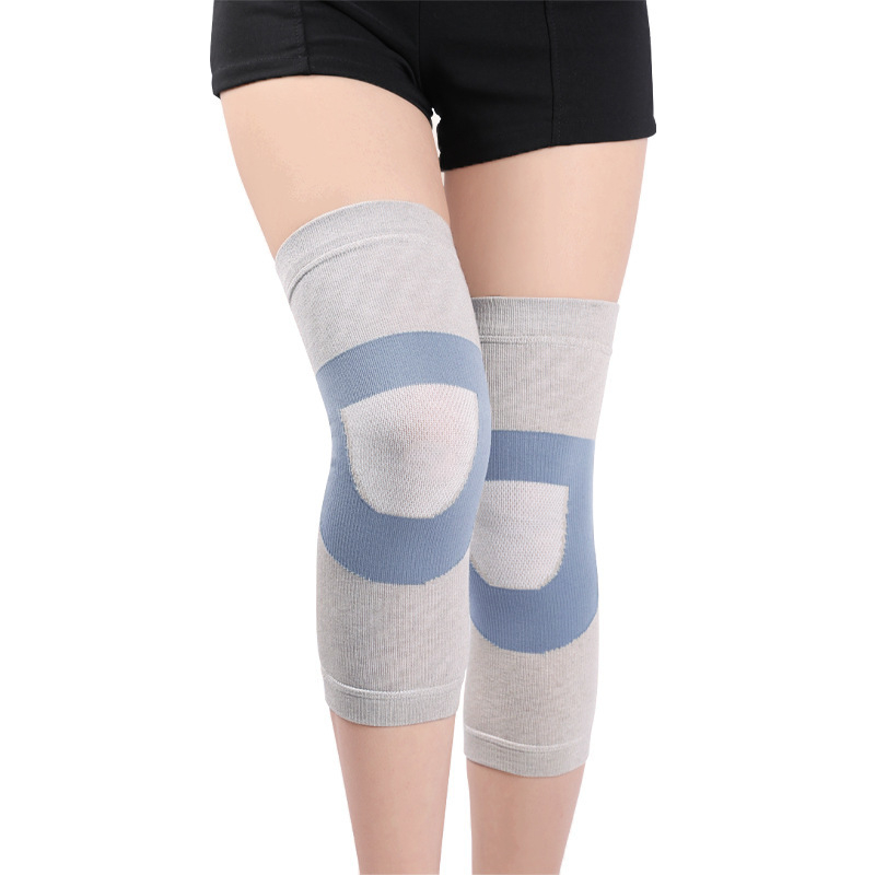 Rugalmas térdvédő Mulberry selyem keverékből, bambusz rostokkal és spandexszel, felnőtteknek, lélegző jóga