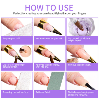 Limegirl Ολοκληρωμένο σετ εργαλείων περιποίησης νυχιών με κιτ κρυστάλλινης πούδρας – Πλαστικό, Ιδιωτικής Ετικέτας με Άδεια, Εγχώρια Μάρκα