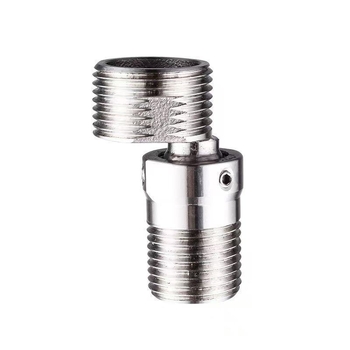 Adaptor de duș din oțel inoxidabil 304, universal cot curbat, interfață pentru duș, reglaj înclinare, rotativ, diametru variabil