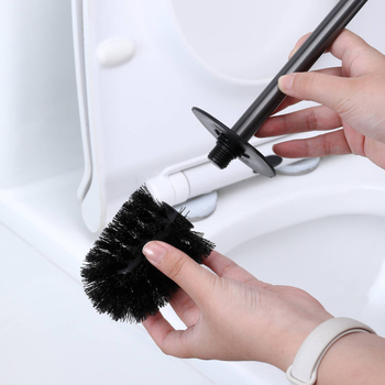 Perie de toaletă din oțel inoxidabil 304, montare podea și pe perete, stil modern minimalist, Yu shang