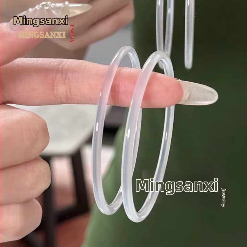 Náramok z achátu chalcedónu, značka Three Jubilee of the Ming Dynasty, pôvod Henan, štýl malé a svieže, leto 2024