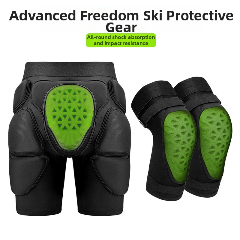 Protecție pentru șold și genunchi din spandex pentru adulți, echipament intern de protecție pentru schi și ciclism