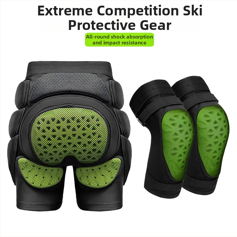 Protecție pentru șold și genunchi din spandex pentru adulți, echipament intern de protecție pentru schi și ciclism