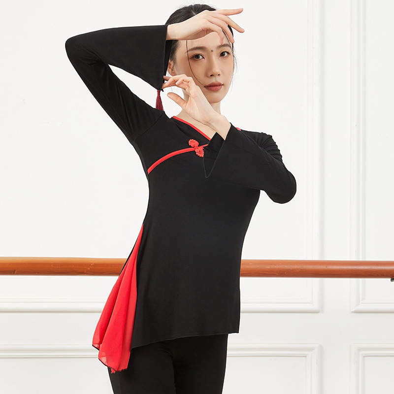 Costum de dans pentru square dance, Top feminin din modal, Viscoză 95,5% / Spandex 4,5%, Căptușeală modal, Potrivit pentru vară/primăvară/toamnă