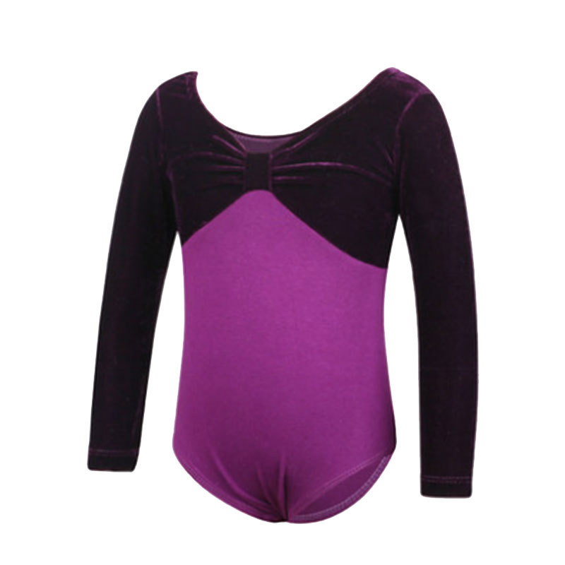 Costum modern de dans pentru fete - țesătură catifea, acrilic 80%, căptușeală 85% acrilic cu amestec de bumbac, potrivit pentru toate sezoanele, pentru balet și dans popular pe scenă