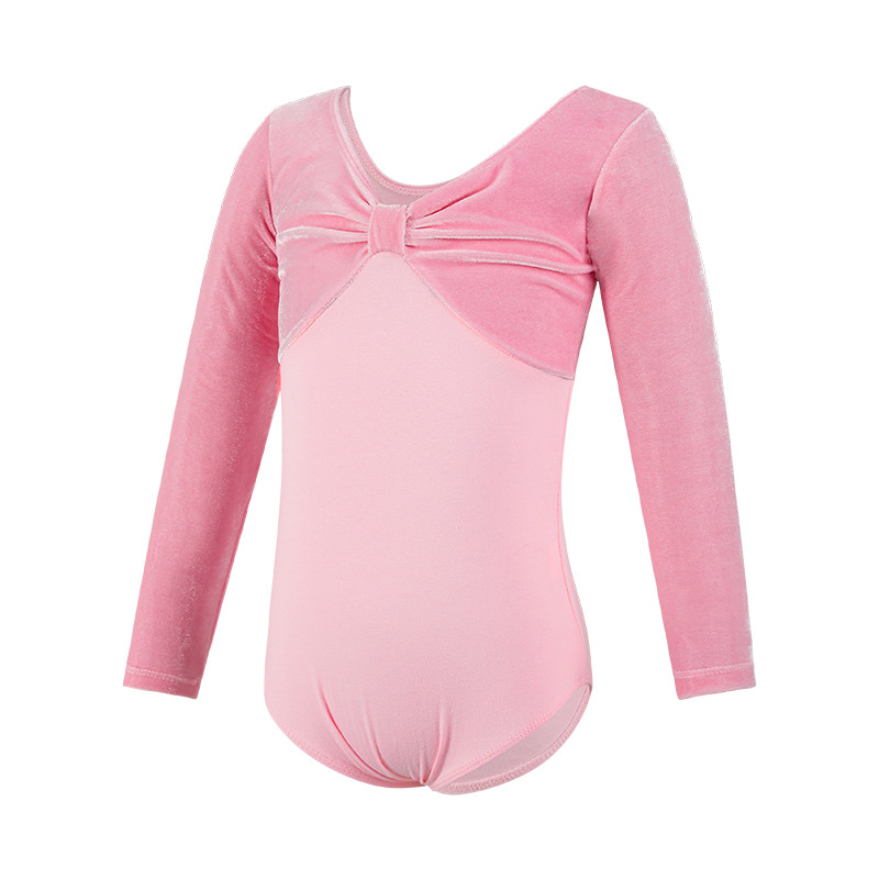 Costum modern de dans pentru fete - țesătură catifea, acrilic 80%, căptușeală 85% acrilic cu amestec de bumbac, potrivit pentru toate sezoanele, pentru balet și dans popular pe scenă