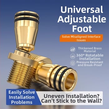 Accesoriu pentru duș din cupru, articulație înclinată, rotire, stil lux