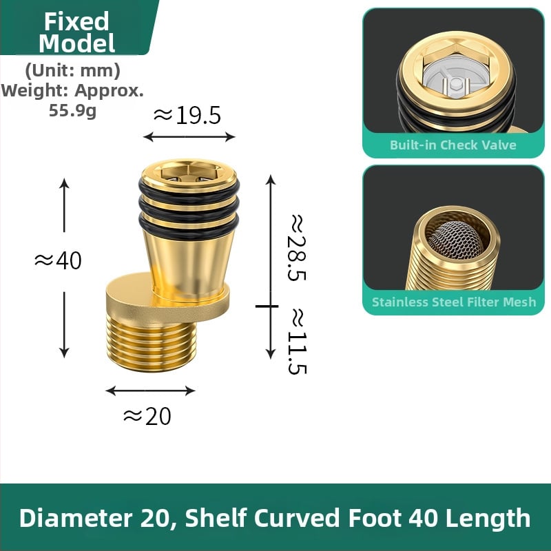 Accesoriu pentru duș din cupru, articulație înclinată, rotire, stil lux