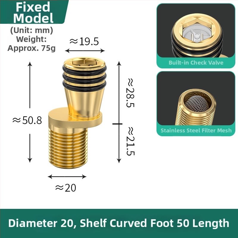 Accesoriu pentru duș din cupru, articulație înclinată, rotire, stil lux