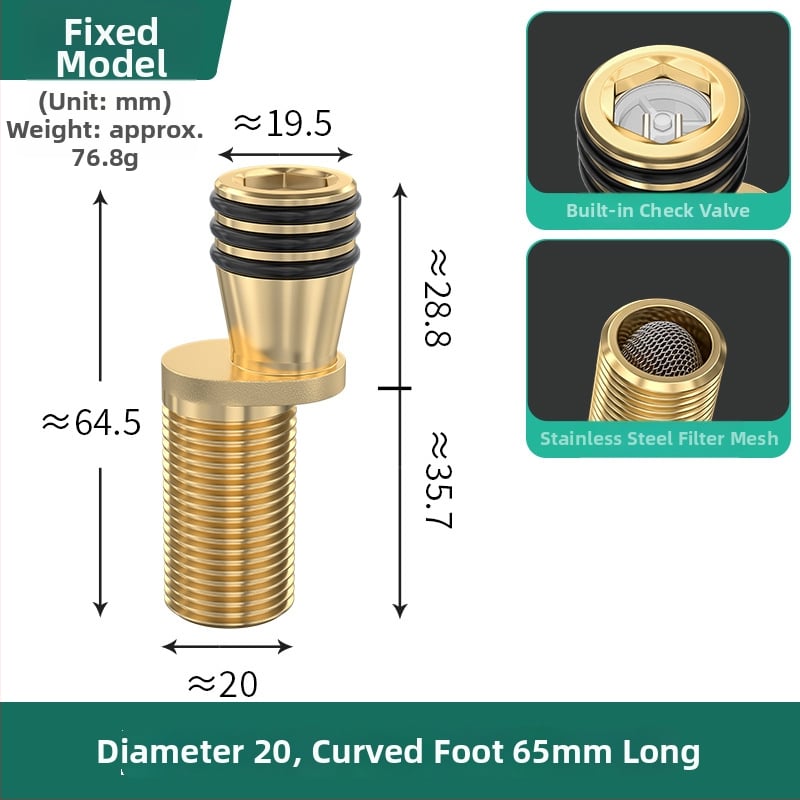 Accesoriu pentru duș din cupru, articulație înclinată, rotire, stil lux