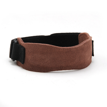 Orteză de genunchi din piele pentru alergare, absorbție a șocurilor, reglabilă, protecție universală pentru bărbați și femei