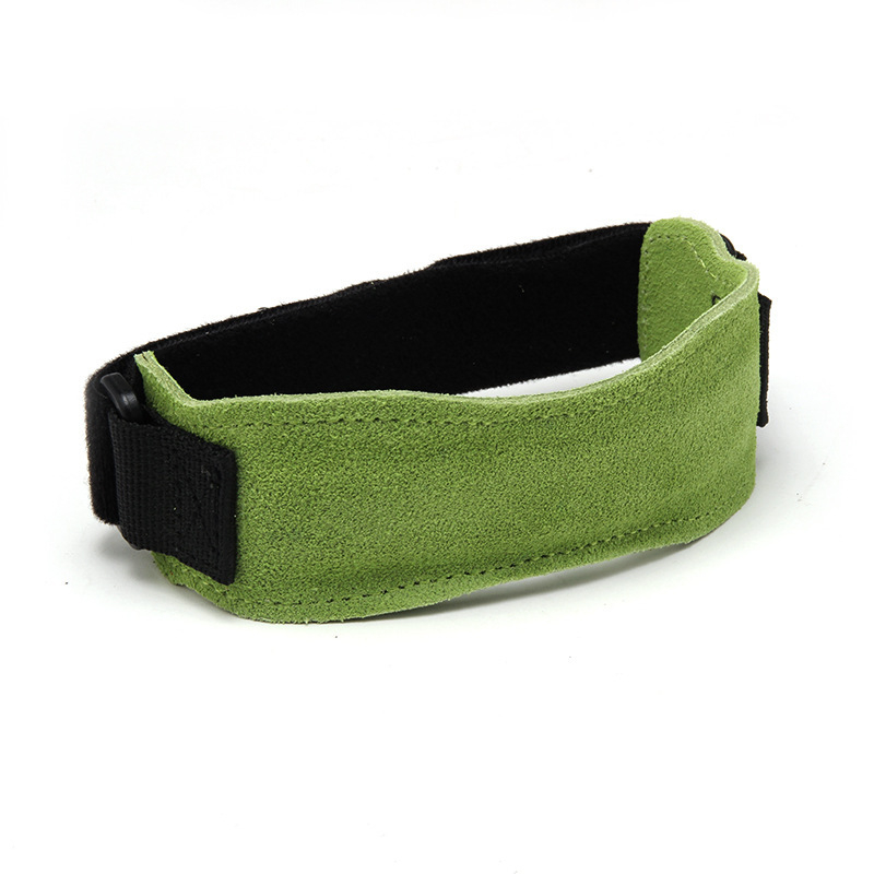 Orteză de genunchi din piele pentru alergare, absorbție a șocurilor, reglabilă, protecție universală pentru bărbați și femei