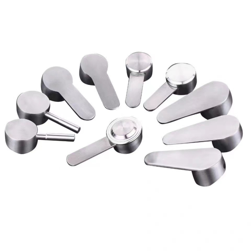 Robinet de bucătărie cu mâner de comutator, din oțel inoxidabil – reglaj cald/rece, control multidirigțional, stil modern minimalist