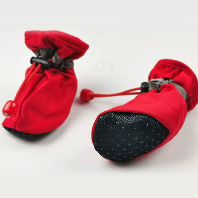 Pantofi pentru câini din cauciuc, anti-derapare, impermeabili, utilizare universală, brand A cabbage pet, păstrează căldura