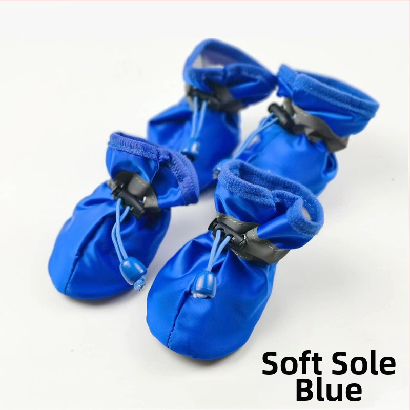 Pantofi pentru câini din cauciuc, anti-derapare, impermeabili, utilizare universală, brand A cabbage pet, păstrează căldura