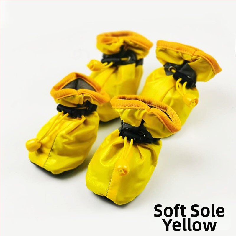 Pantofi pentru câini din cauciuc, anti-derapare, impermeabili, utilizare universală, brand A cabbage pet, păstrează căldura
