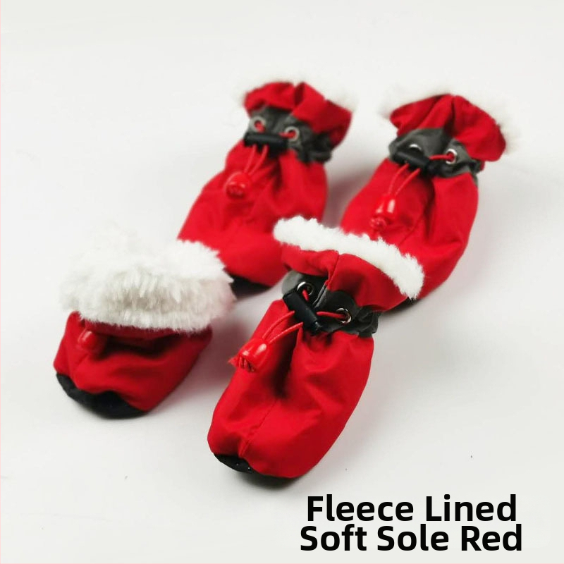 Pantofi pentru câini din cauciuc, anti-derapare, impermeabili, utilizare universală, brand A cabbage pet, păstrează căldura