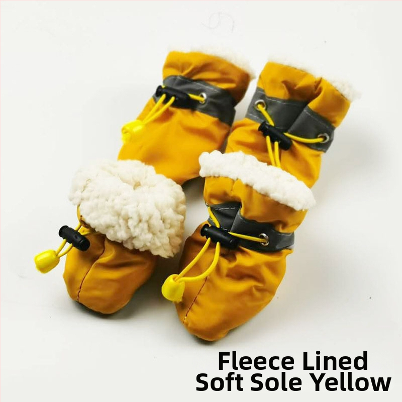 Pantofi pentru câini din cauciuc, anti-derapare, impermeabili, utilizare universală, brand A cabbage pet, păstrează căldura