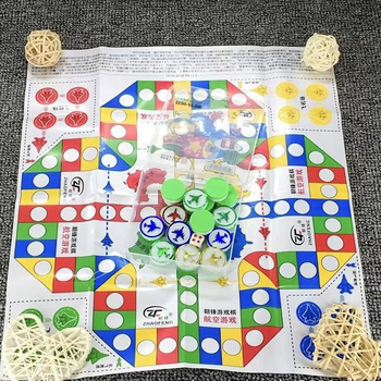 Set multiplu de jocuri de masă: șah chinezesc, Gomoku, Flying Chess și Jungle Chess pentru dezvoltarea cognitivă și interacțiunea părinte-copil • Material: plastic • Vârstă: 15–35 • Clasificare: Go