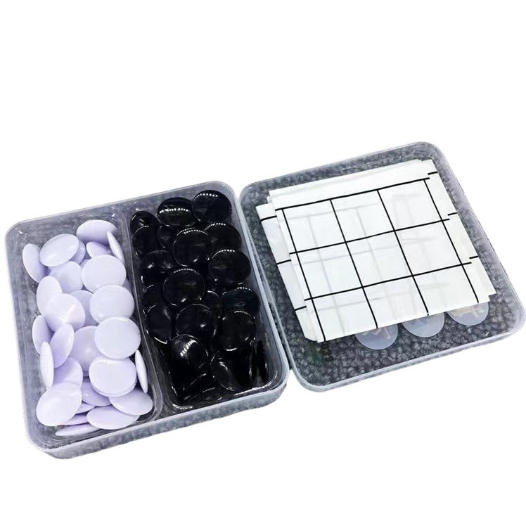 Set multiplu de jocuri de masă: șah chinezesc, Gomoku, Flying Chess și Jungle Chess pentru dezvoltarea cognitivă și interacțiunea părinte-copil • Material: plastic • Vârstă: 15–35 • Clasificare: Go