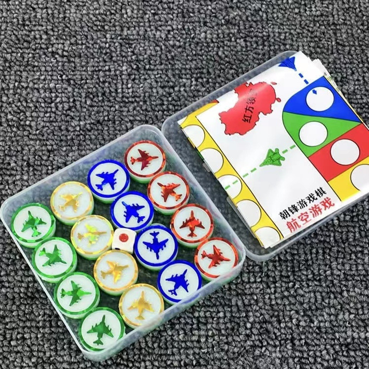 Set multiplu de jocuri de masă: șah chinezesc, Gomoku, Flying Chess și Jungle Chess pentru dezvoltarea cognitivă și interacțiunea părinte-copil • Material: plastic • Vârstă: 15–35 • Clasificare: Go