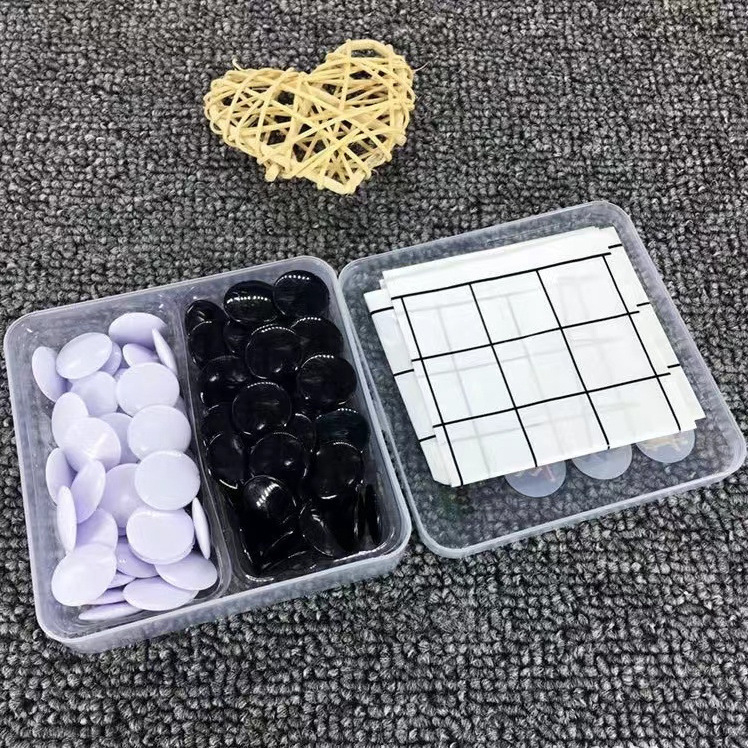 Set multiplu de jocuri de masă: șah chinezesc, Gomoku, Flying Chess și Jungle Chess pentru dezvoltarea cognitivă și interacțiunea părinte-copil • Material: plastic • Vârstă: 15–35 • Clasificare: Go