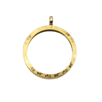 Pandantiv din oțel cu carcasă protectoare, stil Nou Chinezesc, prelucrare: electroplacare și turnare sub presiune, artă din cupru