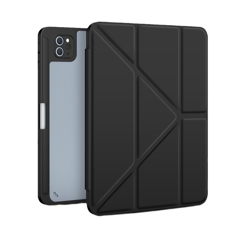 Husă de protecție pentru iPad, acrilic, dual în unu, stil business, suport pentru funcția de somn, protecție anti-cădere, compatibilă cu Apple iPad cu cipul A16