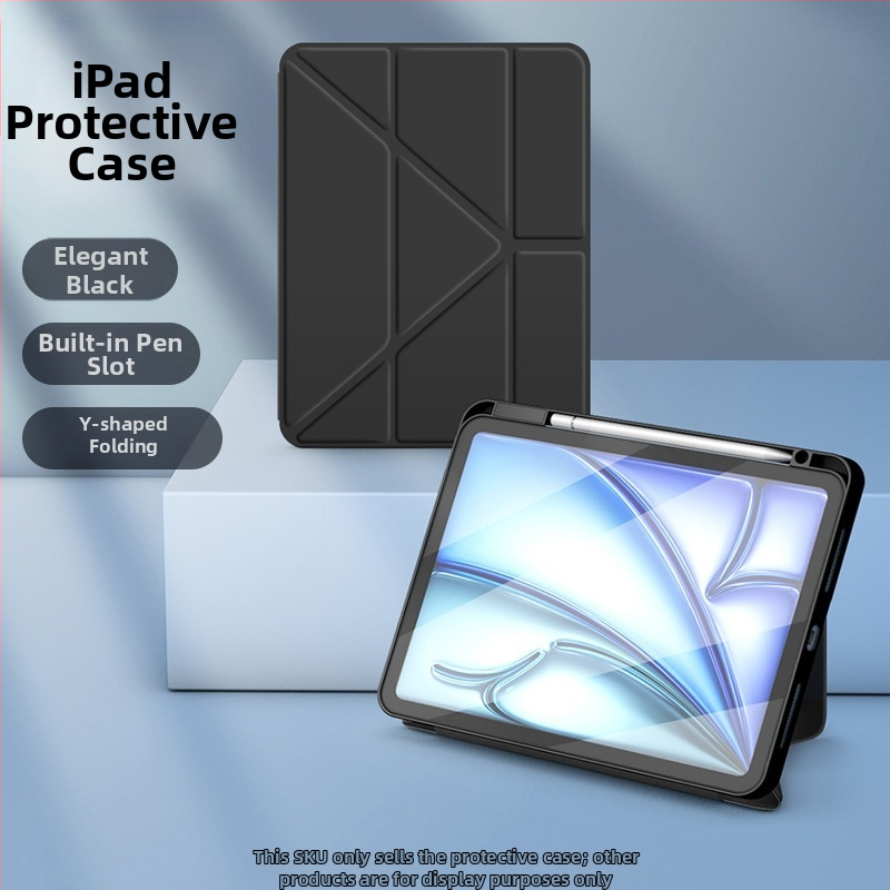 Ochranné puzdro na iPad, akrylové, dva v jednom, obchodný štýl, podpora režimu spánku, proti pádu, kompatibilné s Apple iPad s čipom A16