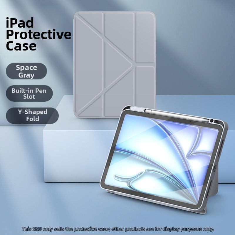 Ochranné puzdro na iPad, akrylové, dva v jednom, obchodný štýl, podpora režimu spánku, proti pádu, kompatibilné s Apple iPad s čipom A16