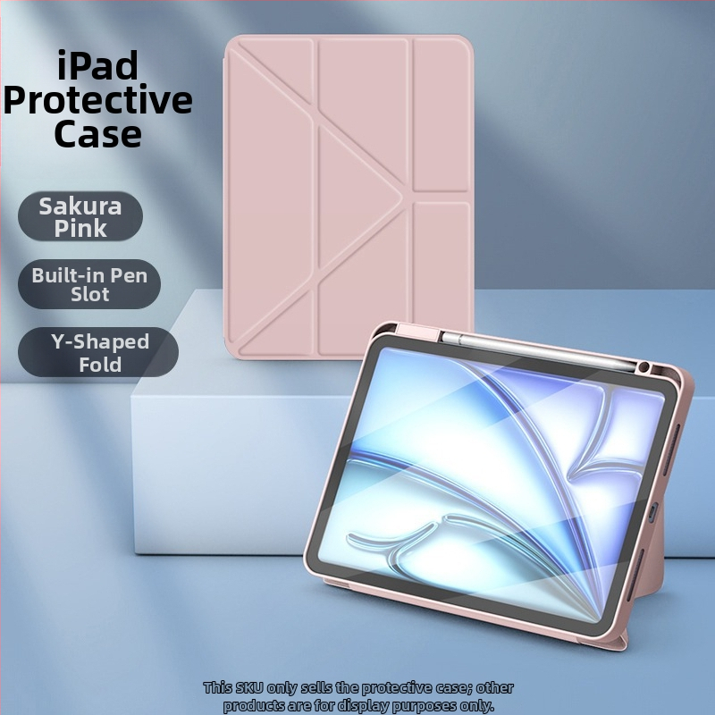 Ochranné puzdro na iPad, akrylové, dva v jednom, obchodný štýl, podpora režimu spánku, proti pádu, kompatibilné s Apple iPad s čipom A16