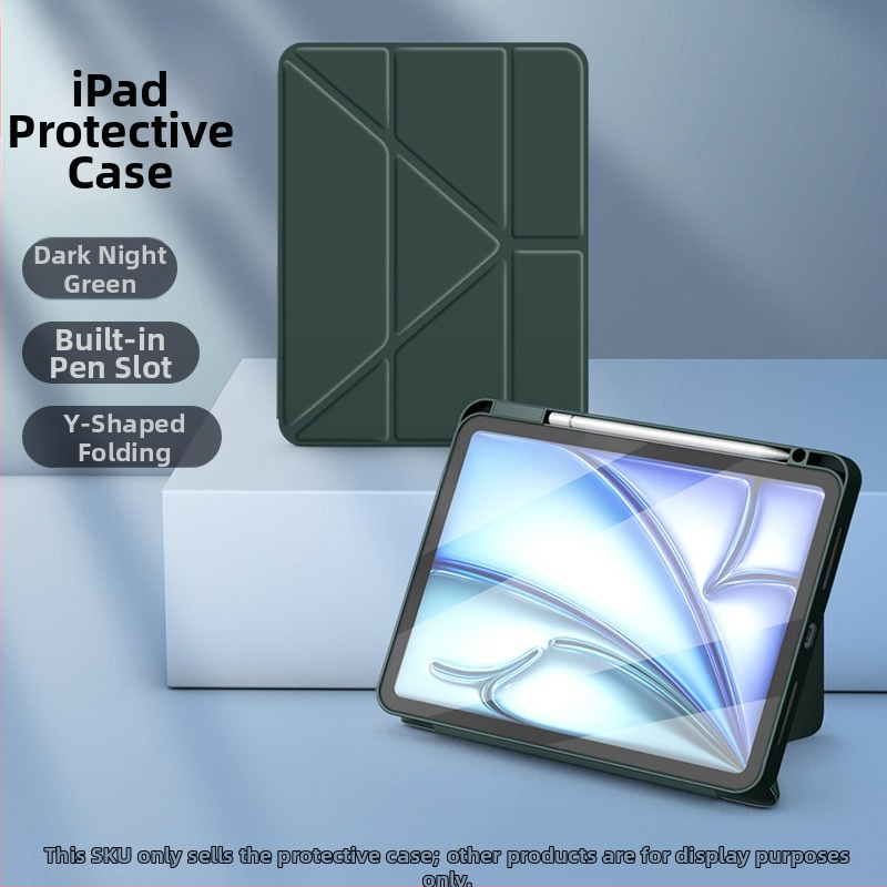 Ochranné puzdro na iPad, akrylové, dva v jednom, obchodný štýl, podpora režimu spánku, proti pádu, kompatibilné s Apple iPad s čipom A16