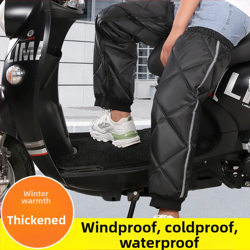 Genunchiere groase de iarnă și protecții pentru gambă pentru motocicletă electrică - Juntu, adulți, ciclism, universal, toamna 2021