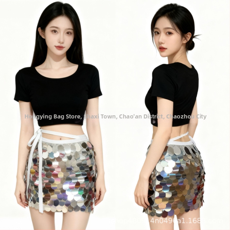 Kostým Belly Dance pre ženy – ozdobený perličkami a flitrami, Modal látka, Modal 50–70%, Spandex 50–70%