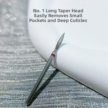 Σετ εργαλείων για γυάλισμα επιφάνειας νυχιών με κεφαλή από βολφράμιο χάλυβα και προεπεξεργασία αφαίρεσης επιδερμίδας