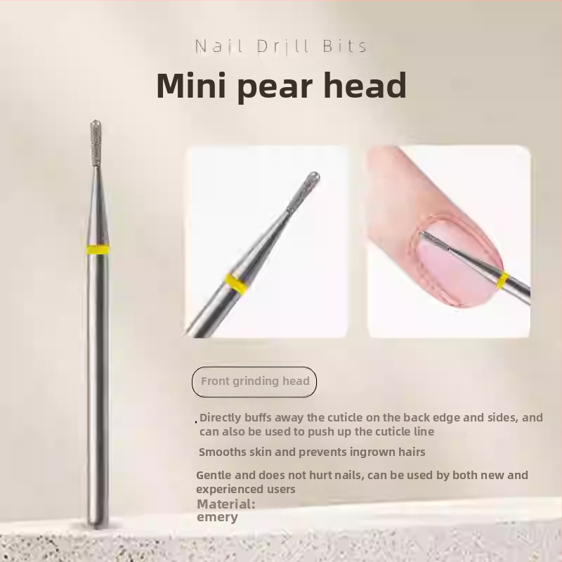 Σετ εργαλείων για γυάλισμα επιφάνειας νυχιών με κεφαλή από βολφράμιο χάλυβα και προεπεξεργασία αφαίρεσης επιδερμίδας