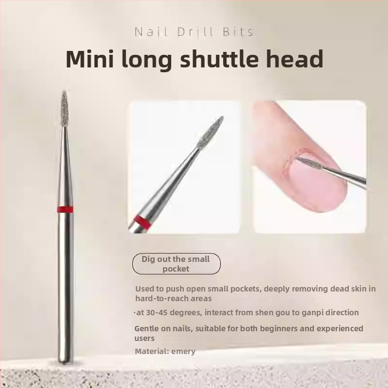 Σετ εργαλείων για γυάλισμα επιφάνειας νυχιών με κεφαλή από βολφράμιο χάλυβα και προεπεξεργασία αφαίρεσης επιδερμίδας