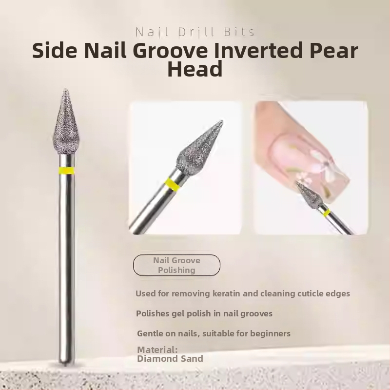 Σετ εργαλείων για γυάλισμα επιφάνειας νυχιών με κεφαλή από βολφράμιο χάλυβα και προεπεξεργασία αφαίρεσης επιδερμίδας
