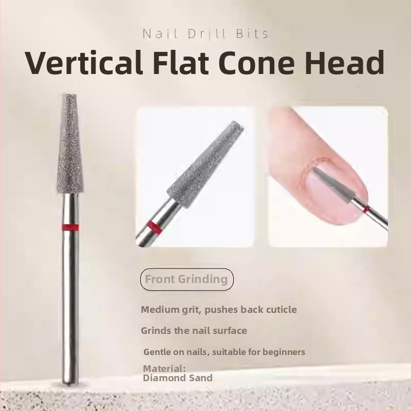 Σετ εργαλείων για γυάλισμα επιφάνειας νυχιών με κεφαλή από βολφράμιο χάλυβα και προεπεξεργασία αφαίρεσης επιδερμίδας