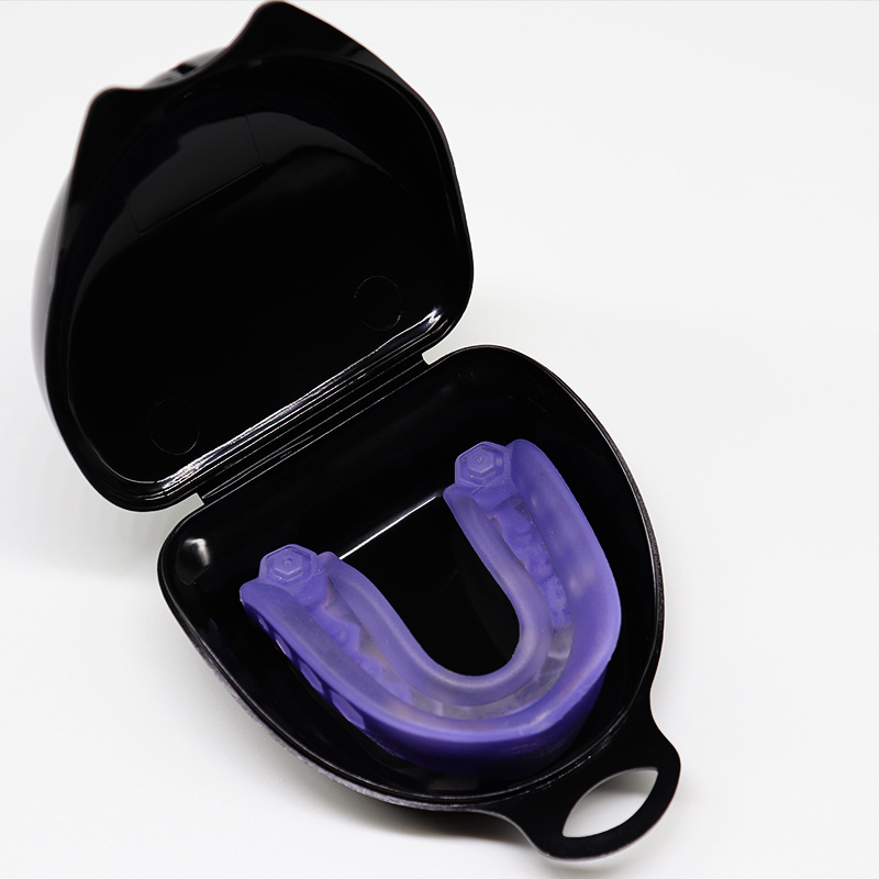 Protecție dentară pentru box, SEVEN COLOUR, material EVA de calitate alimentară, model W011, design cu un singur strat, două nuanțe