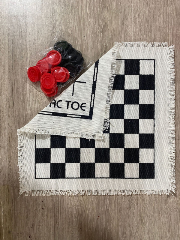 Set de jocuri de exterior 2 în 1 și 3 în 1: șah, dame, xiangqi și backgammon (Material: poliester-coton; Vârsta: 14+)