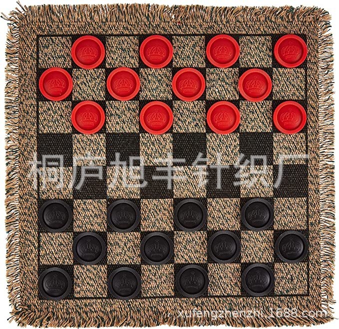 Set de jocuri de exterior 2 în 1 și 3 în 1: șah, dame, xiangqi și backgammon (Material: poliester-coton; Vârsta: 14+)