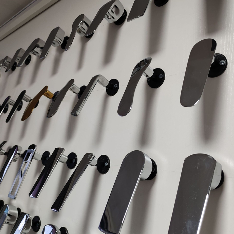 Mâner de robinet pentru chiuvetă (apă caldă și rece) – aliaj, stil modern minimalist, accesorii pentru supapă de amestec