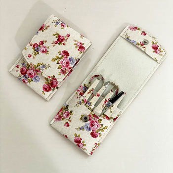 MR.NAIL Set de clipuri pentru sprâncene - oțel inoxidabil, include perie pentru sprâncene și foarfecă pentru sprâncene, fabricat în Yangjiang