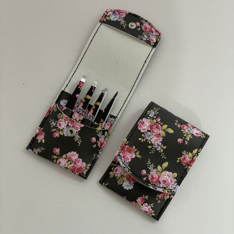 MR.NAIL Set de clipuri pentru sprâncene - oțel inoxidabil, include perie pentru sprâncene și foarfecă pentru sprâncene, fabricat în Yangjiang