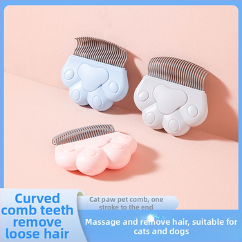 Hrebeň na starostlivosť o domáce zvieratá s odstraňovaním blchy, ABS materiál, pre mačky a psy