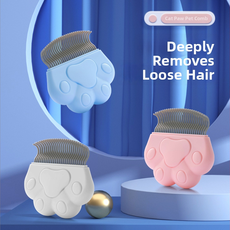 Hrebeň na starostlivosť o domáce zvieratá s odstraňovaním blchy, ABS materiál, pre mačky a psy