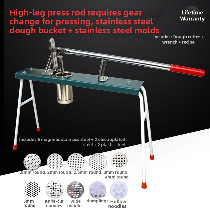 Mașină manuală pentru paste și presă de tăiței pentru uz casnic, unealtă pentru găluște
