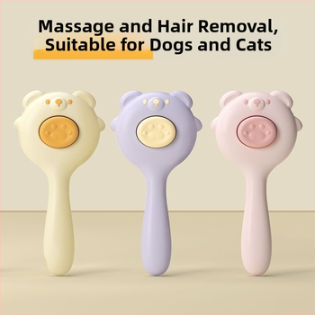 Hrebeň na odstraňovanie chlpov mačky a psa — jedným klikom odstránenie chlpov, masážny nástroj, PP materiál, Značka Awesome